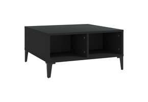 Betaalbare VidaXL Salontafel 60x60x30 cm Zwart - 57% Korting!