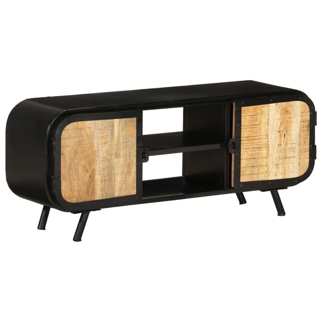 Tv-meubel 110x30x45 cm Ruw Mangohout - 54% Korting!