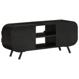 Tv-meubel 110x30x45 cm Ruw Mangohout - 54% Korting!
