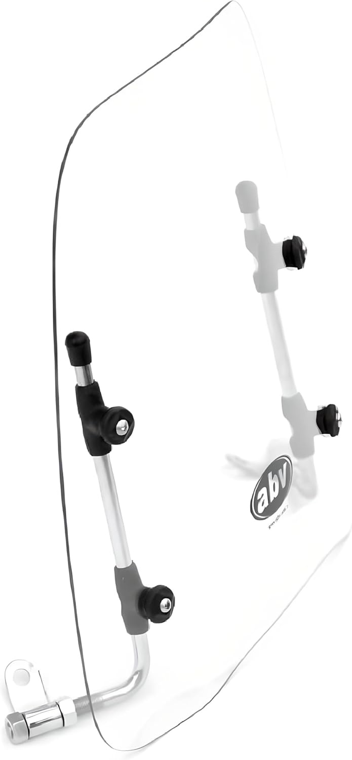 Universeel Kort Windscherm 50cc Scooter/Bromfiets - 29% Korting