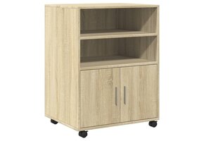 Rollerkast 60x48x81 cm Sonoma Eiken - 63% Korting
