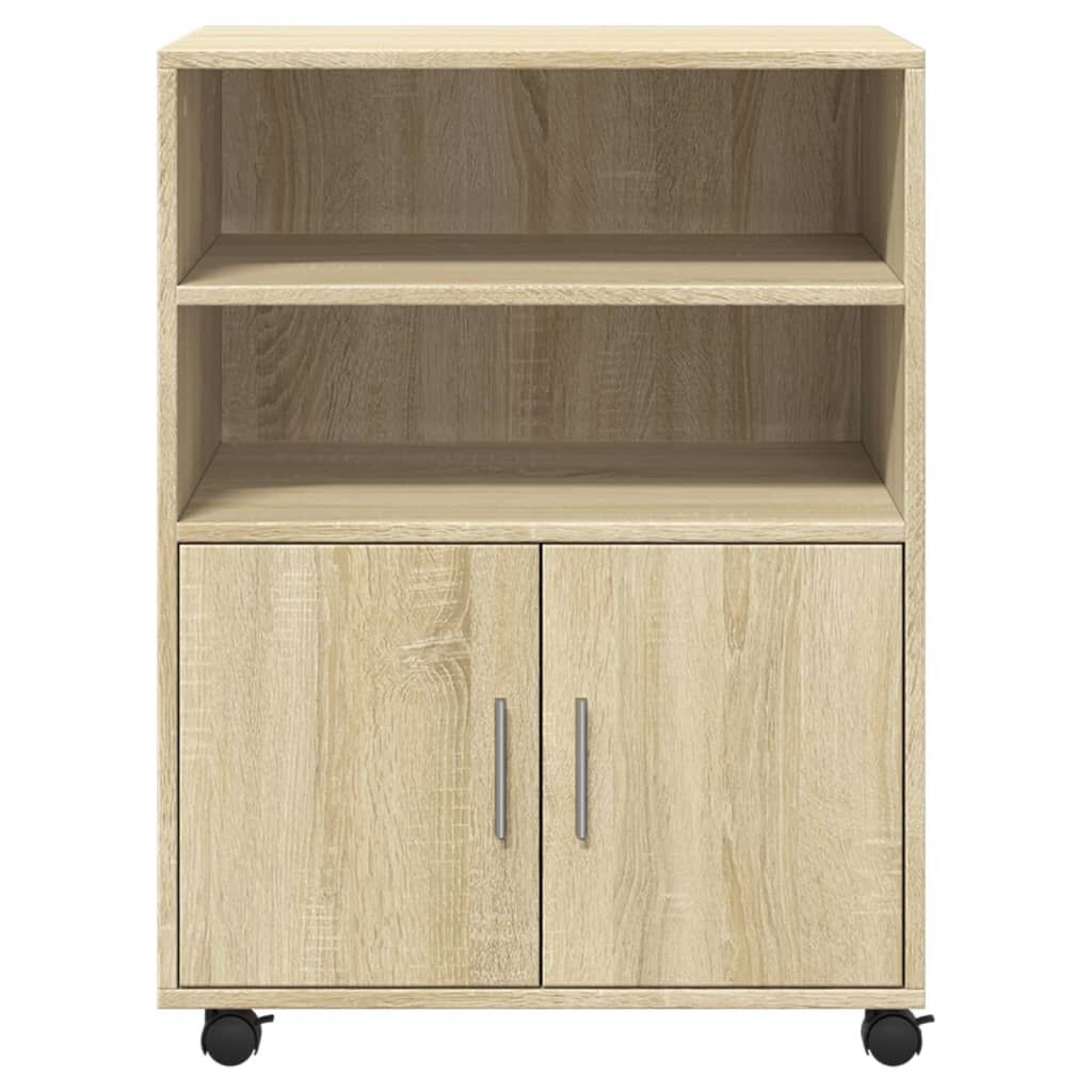 vidaXL Rolkast Sonoma Eiken 60x48x81 cm - 59% Korting
