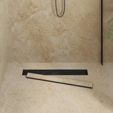Moderne Doucheafvoer 2-in-1 met 360° Sifon Zwart 70 cm - 53% Korting!