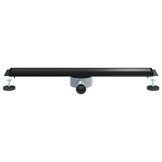 Moderne Doucheafvoer 2-in-1 met 360° Sifon Zwart 70 cm - 53% Korting!