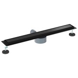 Moderne Doucheafvoer 2-in-1 met 360° Sifon Zwart 70 cm - 53% Korting!