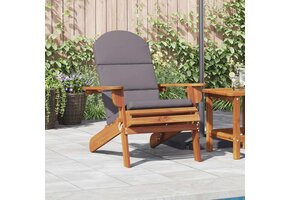 Adirondack Tuinstoel in Massief Acaciahout met Kussens - 41% Korting!