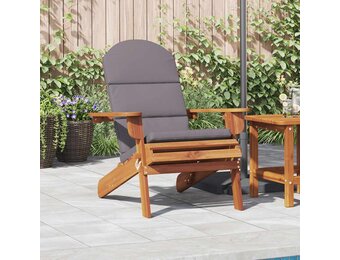 Adirondack Tuinstoel Massief Acaciahout & Kussens - 35% Korting!