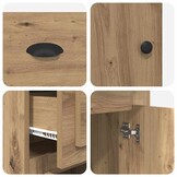 VidaXL Bijzetkast Artisan Eiken (34% Korting)