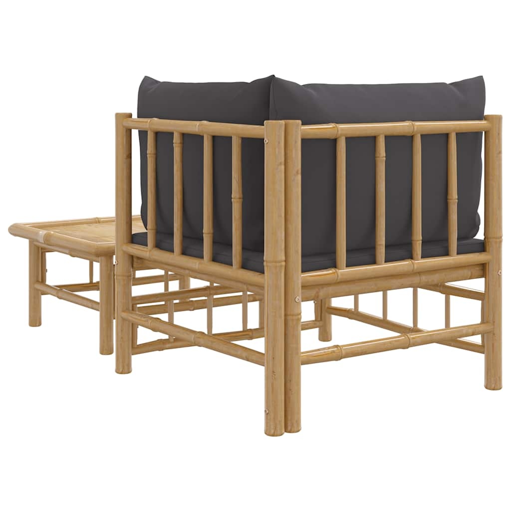 VidaXL Bamboe Loungeset: 2-delig met Kussens - 34% Korting!