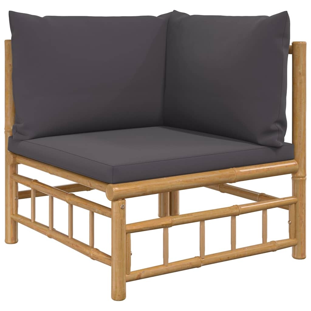 VidaXL Bamboe Loungeset: 2-delig met Kussens - 34% Korting!