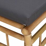 VidaXL Bamboe Loungeset: 2-delig met Kussens - 34% Korting!