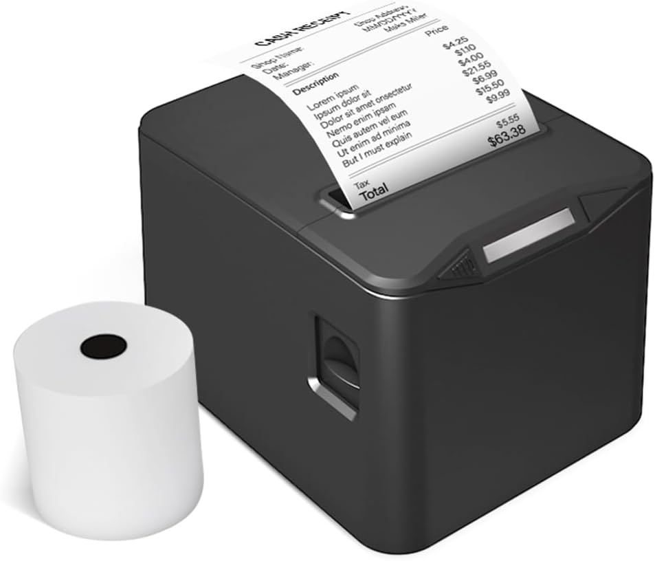 Thermische Bonnenprinter 80mm, 220mm/s, Automatische Snijder, 48% Korting!
