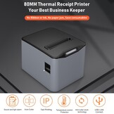 Thermische Bonnenprinter 80mm, 220mm/s, Automatische Snijder, 48% Korting!