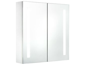 Badkamerkast met Spiegel & LED (60x14x62 cm) - 35% Korting