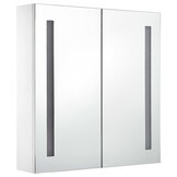 Badkamerkast met Spiegel & LED (60x14x62 cm) - 35% Korting