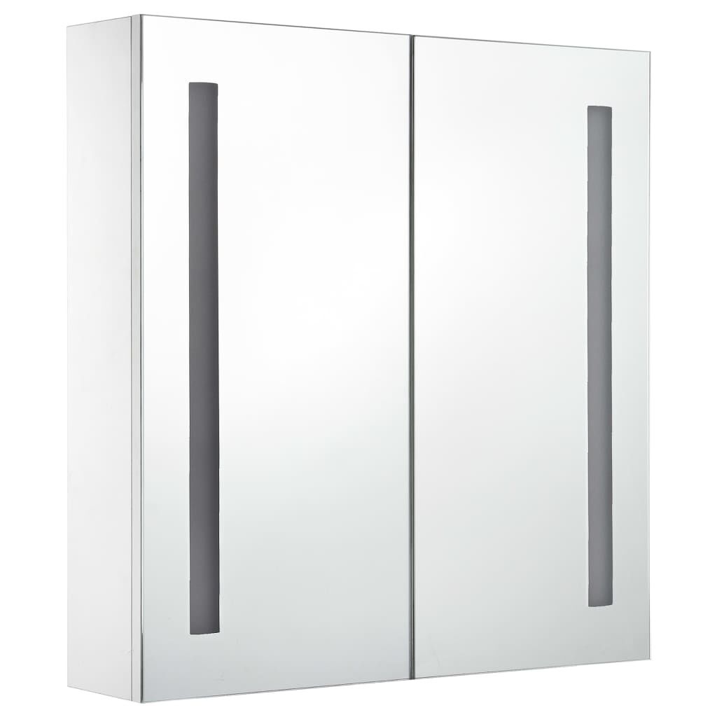 Badkamerkast met Spiegel & LED (60x14x62 cm) - 35% Korting