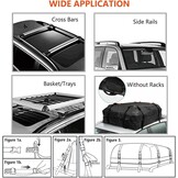 Waterdichte Autodak Bagagebox 443L - Ruimte & Gemak - 34% Korting