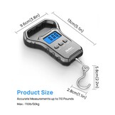 Digitale Bagage & Vis Weegschaal 50kg - 53% Korting