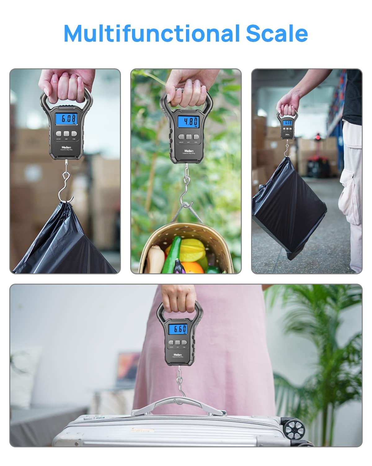 Digitale Bagage & Vis Weegschaal 50kg - 53% Korting