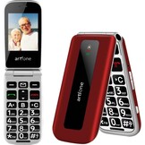 Senioren Klaptelefoon Rood: Groot Display & SOS