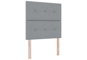 Hoofdbord Lichtgrijs Stof 90 cm - 67% Korting
