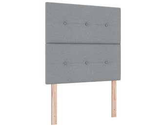 Lichtgrijs Hoofdbord Stof 90 cm - 34% Korting