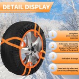 Textiele Sneeuwsokken Set van 2 Universeel | Grip op Sneeuw & IJs | 75% Korting