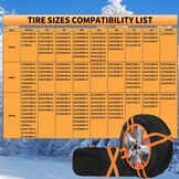 Textiele Sneeuwsokken Set van 2 Universeel | Grip op Sneeuw & IJs | 75% Korting