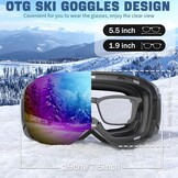 Skibril Snowboardbril Unisex | Magnetisch Lenswisselsysteem | 52% Korting