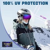 Skibril Snowboardbril Unisex | Magnetisch Lenswisselsysteem | 52% Korting