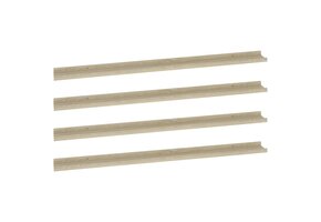 vidaXL Wandschappen 4 st. 115x9x3 cm Sonoma Eiken (46% Korting)