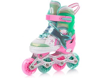 Kinder inline skates S, Mermaid, LED wielen - 28% Korting!