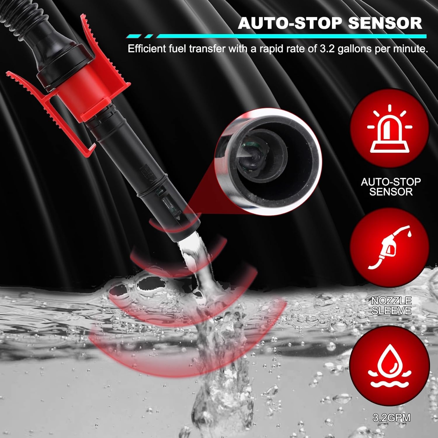 Draagbare Vloeistofpomp 34% Korting - Benzine, Diesel, Water