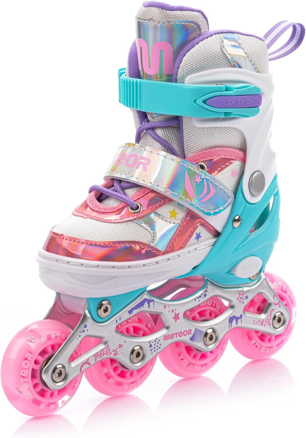 Kinder inline skates S, Mermaid, LED wielen - 28% Korting!