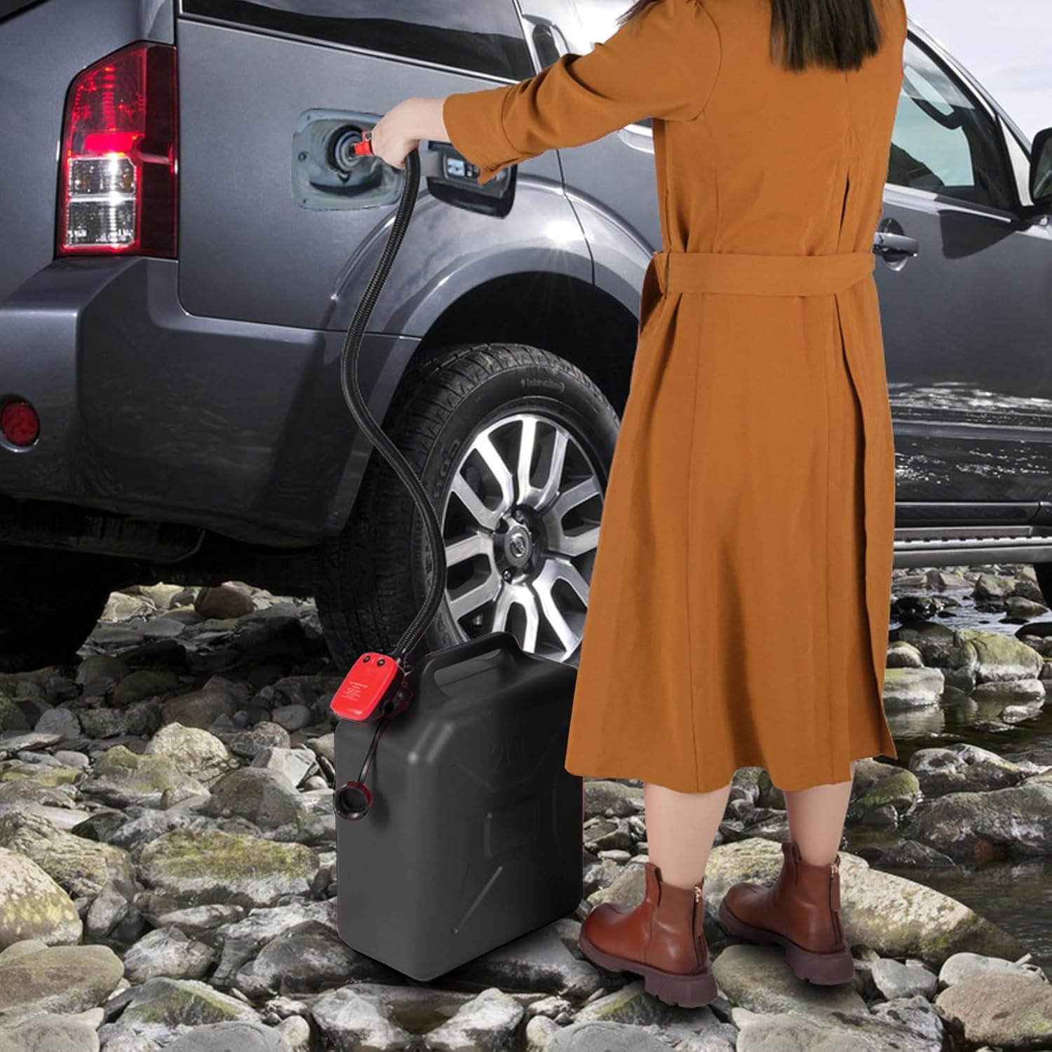 Draagbare Vloeistofpomp 34% Korting - Benzine, Diesel, Water