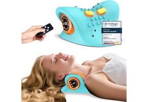Nekmassageapparaat met Warmte & 6 Intensiteit - 64% Korting!