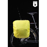Dubbele Fietstas 40L Grijs met Regenhoes | Molle | Reflectie | Telefoonvak