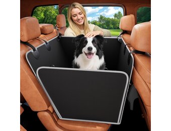 Hondenautostoelhoes Achterbank - Half Hangmat, Waterdicht, 34% Korting