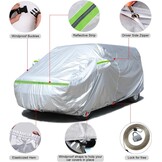 Waterdichte Autohoes Zilver UV-bescherming VW T5/T6 LWB Transporter (34% korting)