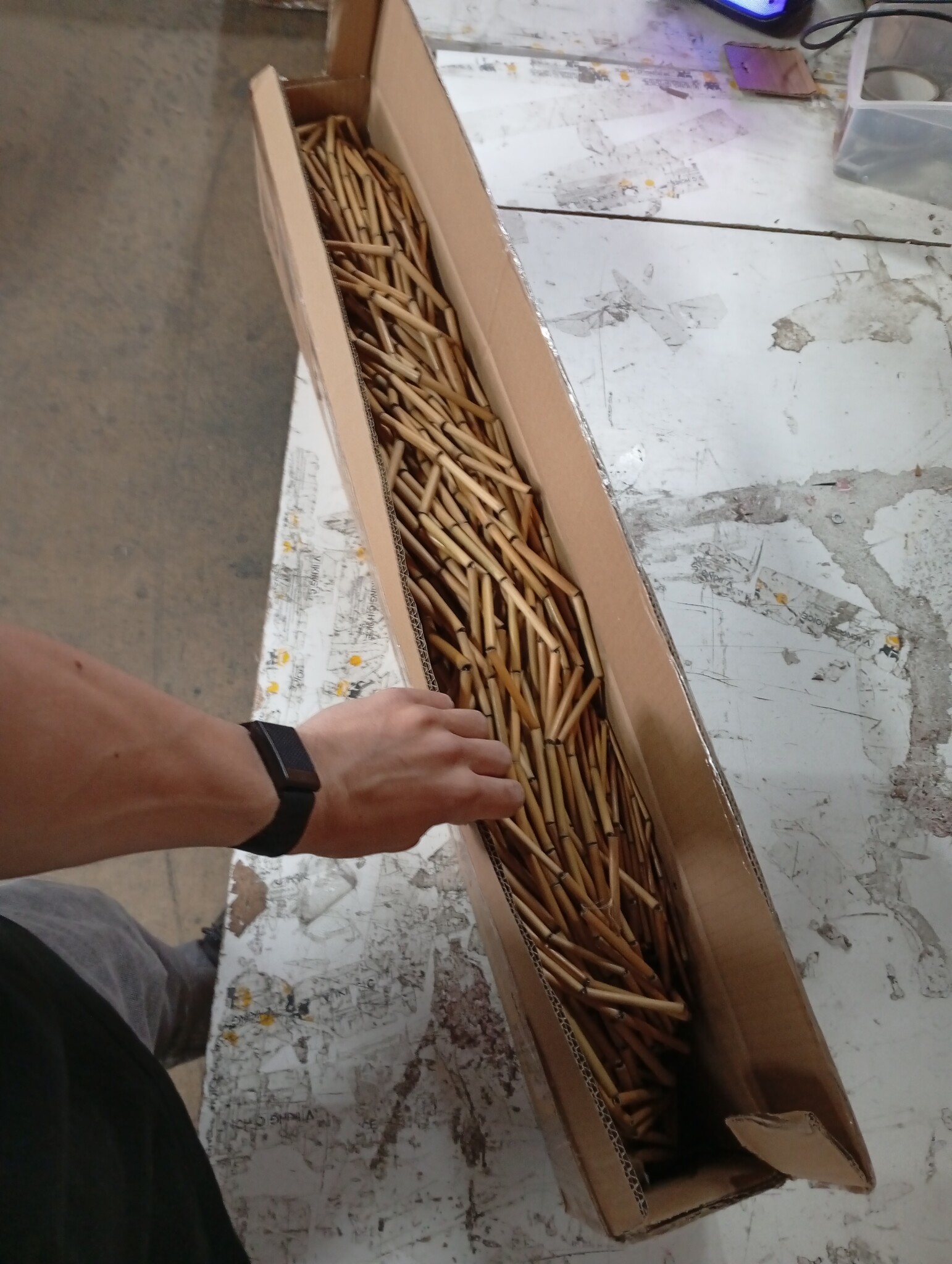 Bamboe Deurgordijn 90x200 cm - Houd Insecten Buiten met 58% Korting!