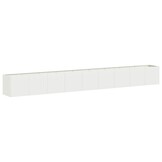 Ruime Witte Plantenbak van Staal - 360x40x40 cm met 35% Korting
