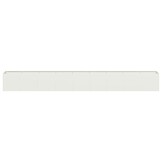 Ruime Witte Plantenbak van Staal - 360x40x40 cm met 35% Korting