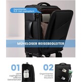 Reisrugzak 45L Handbagage, Uitbreidbaar, TSA Slot & Laptopvak - 30% Korting!