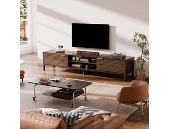 TV-meubel 180cm Bruin Hout met 55% Korting