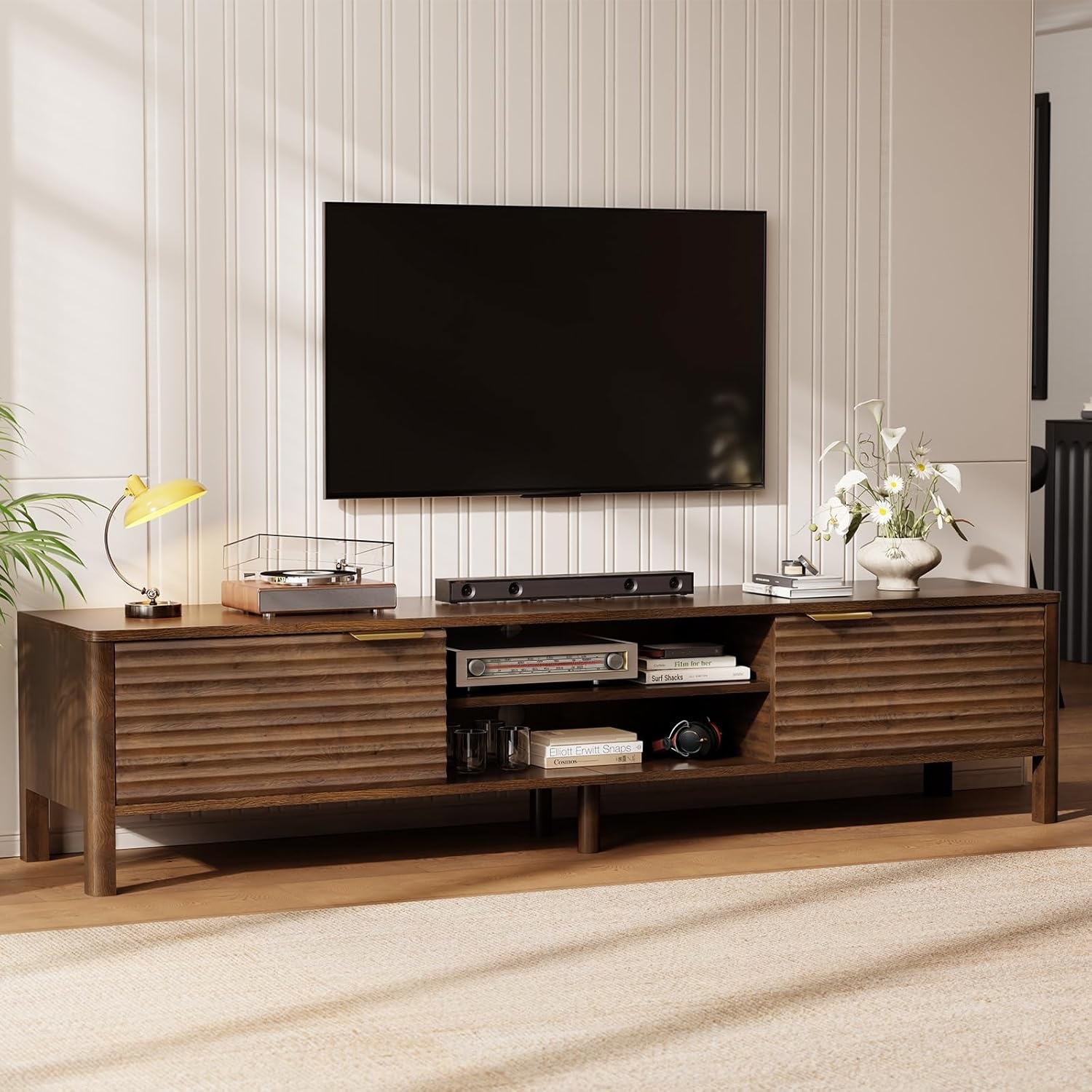 TV-meubel 180cm Bruin Hout met 55% Korting