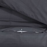 Zwart Katoenen Dekbedovertrekset 260x240 cm - 33% Korting