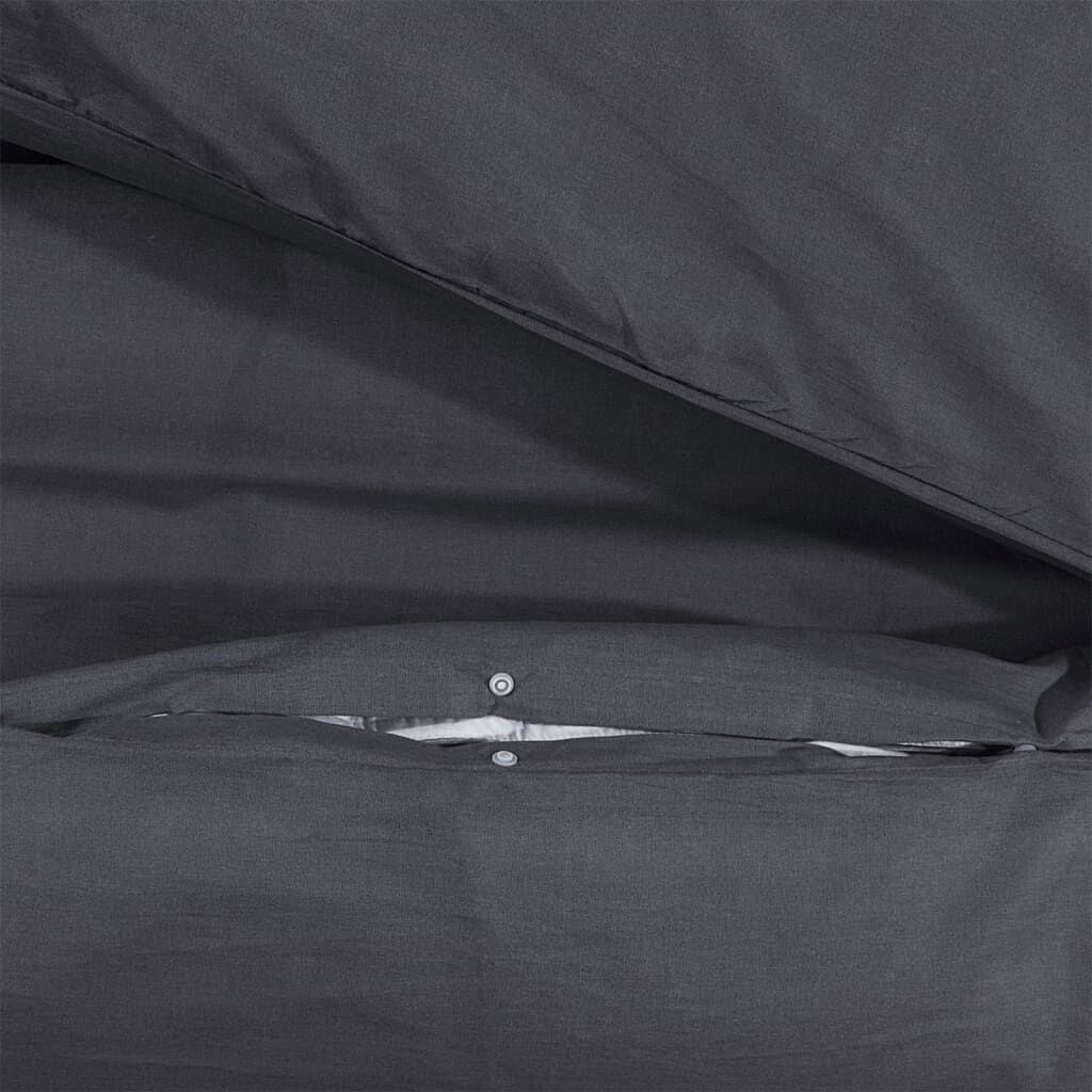 Zwart Katoenen Dekbedovertrekset 260x240 cm - 33% Korting