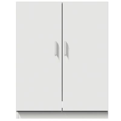 vidaXL Wasmachinekast 71x71,5x91,5 cm Wit - 34% Korting