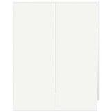vidaXL Wasmachinekast 71x71,5x91,5 cm Wit - 34% Korting