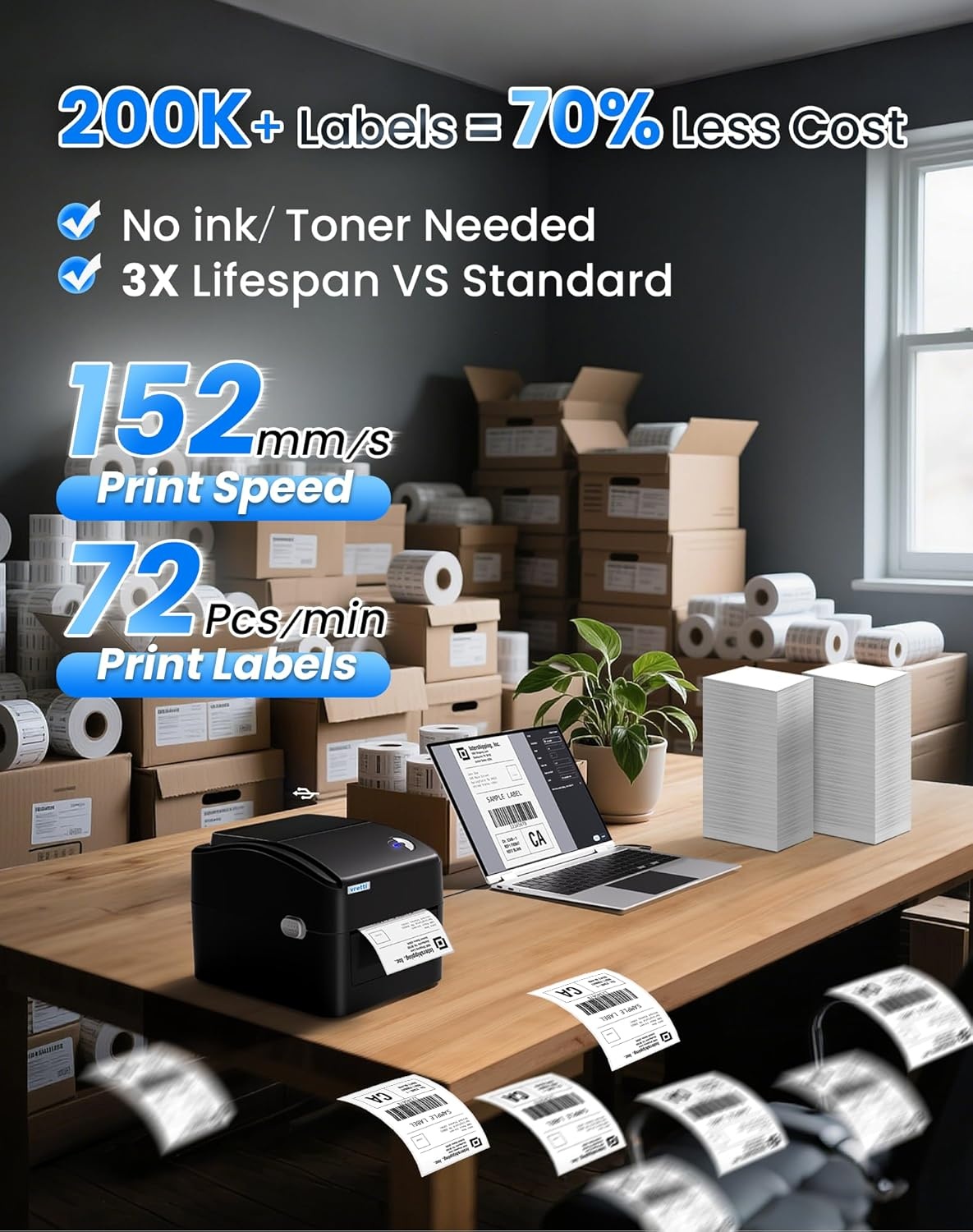 Thermische Verzendlabelprinter (34% korting)